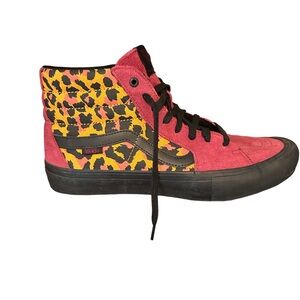 Cheetah print high top vans